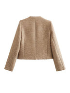 Amino | Stijlvolle Rib Bomber Jas