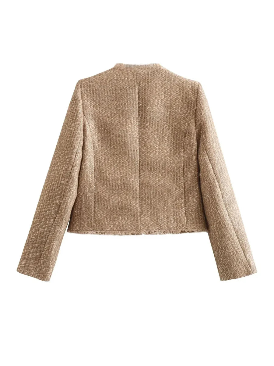 Amino | Stijlvolle Rib Bomber Jas