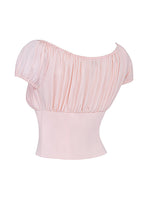 Babyroze Topje met Ruches van Sorellina