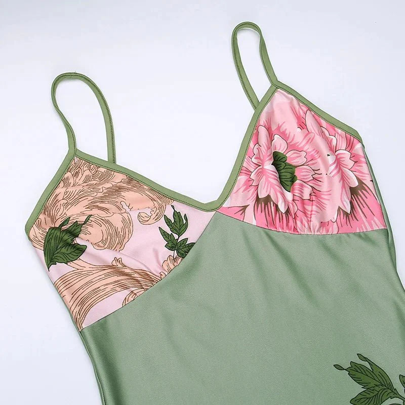 Faye | Vrolijke Zomer Jurk met Bloemprint