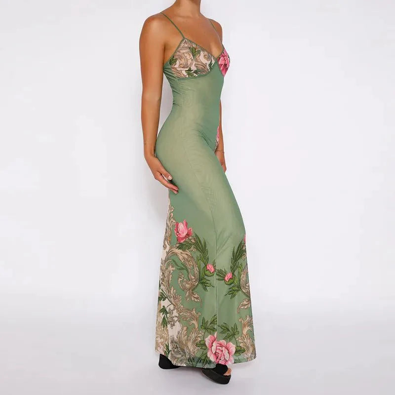 Faye | Vrolijke Zomer Jurk met Bloemprint