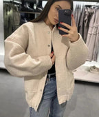 Ivana | Comfy Oversized Bomber Jas