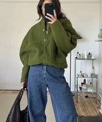 Ivana | Comfy Oversized Bomber Jas