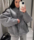Ivana | Comfy Oversized Bomber Jas